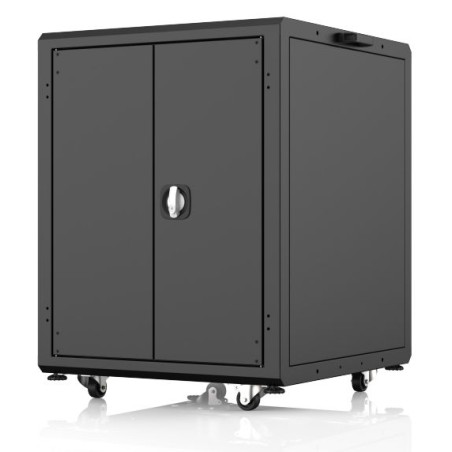 Lanview DCN Laptop Cabinet 16U Rack - Durable, Versatile, and Secure Storage Solution for Your Essential Equipment - LVR16U7075B